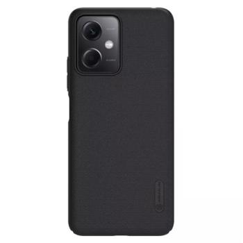 NILLKIN SUPER FROSTED PRO műanyag telefonvédő (közepesen ütésálló, gumírozott, érdes felület) FEKETE Xiaomi Poco X5 5G, Xiaomi Redmi Note 12 5G kép