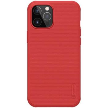 NILLKIN SUPER FROSTED PRO műanyag telefonvédő (közepesen ütésálló, gumírozott, érdes felület) PIROS Apple iPhone 12 Pro Max kép