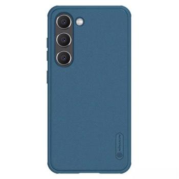 NILLKIN SUPER FROSTED PRO műanyag telefonvédő (közepesen ütésálló, gumírozott, érdes felület) SÖTÉTKÉK Samsung Galaxy S23 Plus (SM-S916) kép