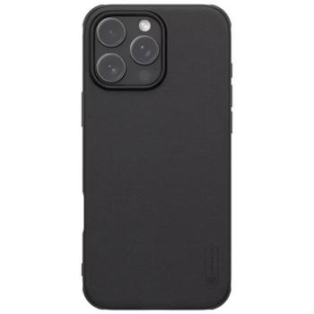 NILLKIN SUPER FROSTED PRO műanyag telefonvédő (ütésállóság, gumírozott, érdes felület) FEKETE Apple iPhone 16 Pro kép