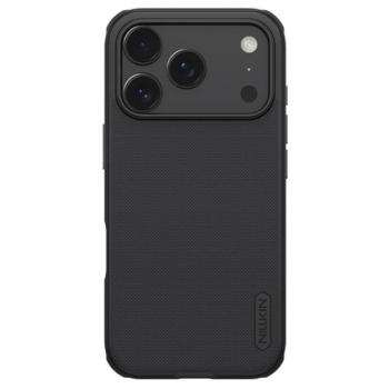 NILLKIN SUPER FROSTED PRO műanyag telefonvédő (ütésállóság, gumírozott, érdes felület) FEKETE Apple iPhone 17 Pro kép