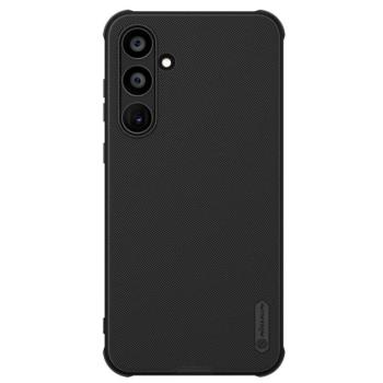NILLKIN SUPER FROSTED PRO műanyag telefonvédő (ütésállóság, gumírozott, érdes felület) FEKETE Samsung Galaxy A55 5G (SM-A556) kép