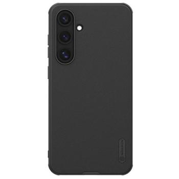 NILLKIN SUPER FROSTED PRO műanyag telefonvédő (ütésállóság, gumírozott, érdes felület) FEKETE Samsung Galaxy S24 FE 5G (SM-S721) kép