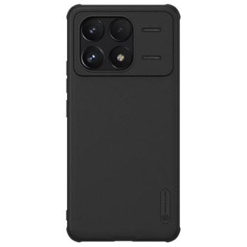NILLKIN SUPER FROSTED PRO műanyag telefonvédő (ütésállóság, gumírozott, érdes felület) FEKETE Xiaomi Poco F6 Pro 4G kép