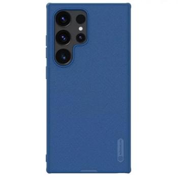 NILLKIN SUPER FROSTED PRO műanyag telefonvédő (ütésállóság, gumírozott, érdes felület) SÖTÉTKÉK Samsung Galaxy S24 Ultra (SM-S928) kép