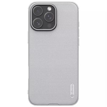 NILLKIN SUPER FROSTED PRO műanyag telefonvédő (ütésállóság, gumírozott, érdes felület) SÖTÉTSZÜRKE Apple iPhone 16 Pro Max kép