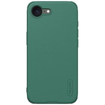 NILLKIN SUPER FROSTED PRO műanyag telefonvédő (ütésállóság, gumírozott, érdes felület) SÖTÉTZÖLD Apple iPhone 16e kép