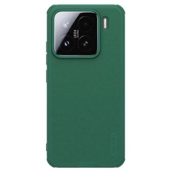 NILLKIN SUPER FROSTED PRO műanyag telefonvédő (ütésállóság, gumírozott, érdes felület) SÖTÉTZÖLD Xiaomi 15 kép