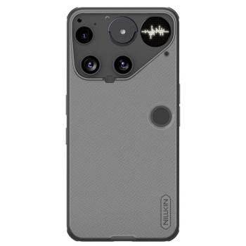 Nillkin Super Frosted PRO Nothing Phone 3 műanyag hátlap tok, átlátszó-fekete kép