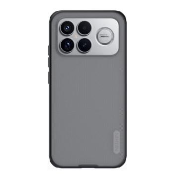 Nillkin Super Frosted PRO Xiaomi Poco F8 Ultra műanyag hátlap tok, átlátszó-fekete kép