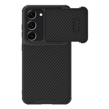 Nillkin Synthetic Fiber S Case Samsung Galaxy S23+ tok kameratok fekete kép