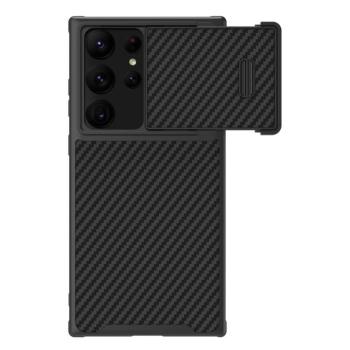 Nillkin Synthetic Fiber S Case Samsung Galaxy S23 Ultra tok kameravédővel fekete kép
