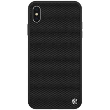 NILLKIN TEXTURED műanyag telefonvédő (érdes felület, közepesen ütésálló, szilikon keret, 3D minta) FEKETE Apple iPhone XS Max 6.5 kép