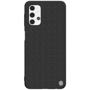 NILLKIN TEXTURED műanyag telefonvédő (érdes felület, közepesen ütésálló, szilikon keret, 3D minta) FEKETE Samsung Galaxy A32 5G (SM-A326) kép