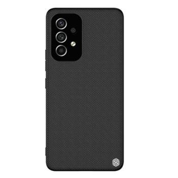 NILLKIN TEXTURED műanyag telefonvédő (érdes felület, közepesen ütésálló, szilikon keret, 3D minta) FEKETE Samsung Galaxy A53 (SM-A536) 5G kép
