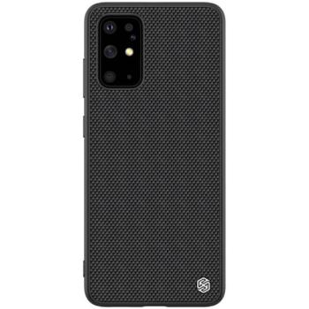 NILLKIN TEXTURED műanyag telefonvédő (érdes felület, közepesen ütésálló, szilikon keret, 3D minta) FEKETE Samsung Galaxy S20 Plus (SM-G985F), Samsung Galaxy S20 Plus 5G (SM-G986) kép