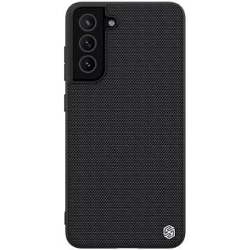 NILLKIN TEXTURED műanyag telefonvédő (érdes felület, közepesen ütésálló, szilikon keret, 3D minta) FEKETE Samsung Galaxy S21 FE (SM-G990) kép