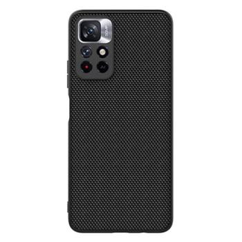 NILLKIN TEXTURED műanyag telefonvédő (érdes felület, közepesen ütésálló, szilikon keret, 3D minta) FEKETE Xiaomi Redmi Note 11 5G, Xiaomi Redmi Note 11T 5G, Xiaomi Poco M4 Pro 5G kép