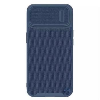 NILLKIN TEXTURED S műanyag telefonvédő (szilikon keret, 3D minta, kamera védelem, Magsafe rögzítésű) SÖTÉTKÉK Apple iPhone 14 Plus kép