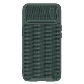NILLKIN TEXTURED S műanyag telefonvédő (szilikon keret, 3D minta, kamera védelem, Magsafe rögzítésű) SÖTÉTZÖLD Apple iPhone 14 Plus kép