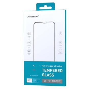 NILLKIN ULTRA CLEAR képernyővédő üveg (3D, full cover, 0.33mm, 9H) FEKETE Apple iPhone 12 Pro Max kép