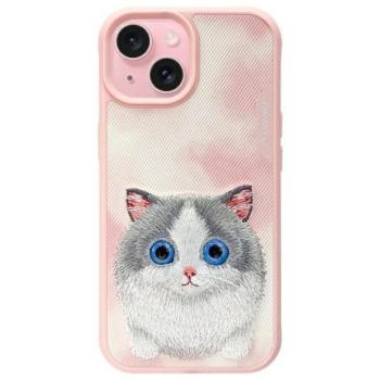 Nimmy Big Eyed Pet 2.0 Cat tok iPhone 15 - rózsaszín kép