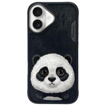 Nimmy Big Eyed Pet 2.0 Panda tok iPhone 16 - fekete kép