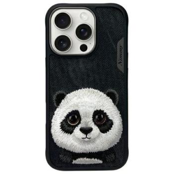 Nimmy Big Eyed Pet 2.0 Panda tok iPhone 16 Pro - fekete kép