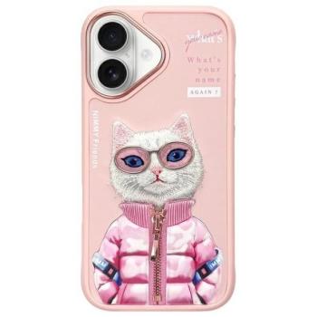 Nimmy Cool&amp;Cute 2.0 Cat tok iPhone 16 - rózsaszín kép