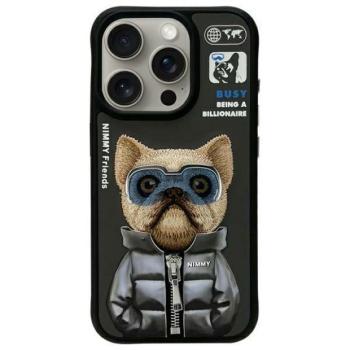 Nimmy Cool&amp;Cute 2.0 Dog tok iPhone 15 Pro - fekete kép