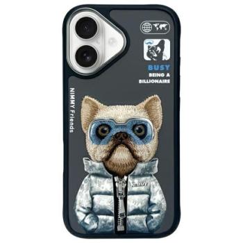 Nimmy Cool&amp;Cute 2.0 Dog tok iPhone 16 - fekete kép