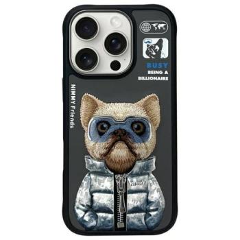 Nimmy Cool&amp;Cute 2.0 Dog tok iPhone 16 Pro - fekete kép