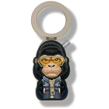 Nimmy Cool &amp; Cute 2.0 Gorilla mágneses telefon medál, MagSafe, gorilla minta, fekete kép