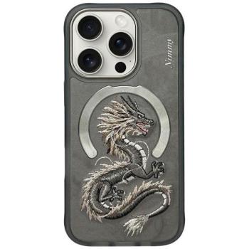 Nimmy Dragon MagSafe-kompatibilis tok iPhone 16 Pro Max - szürke kép