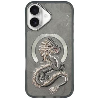 Nimmy Dragon MagSafe-kompatibilis tok iPhone 16 - szürke kép