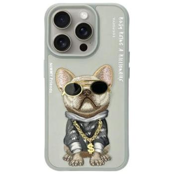 Nimmy Glasses Cool Dog tok iPhone 15 Pro Max - szürke kép