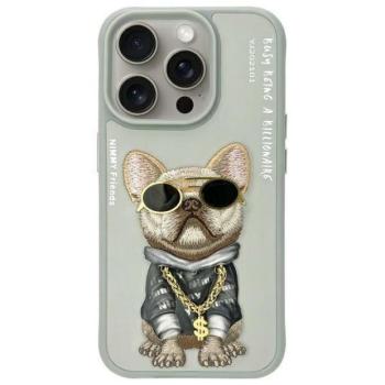 Nimmy Glasses Cool Dog tok iPhone 15 Pro - szürke kép