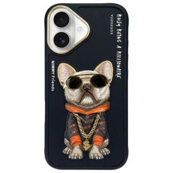 Nimmy Glasses Cool Dog tok iPhone 16 - fekete kép