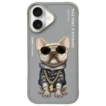 Nimmy Glasses Cool Dog tok iPhone 16 - szürke kép