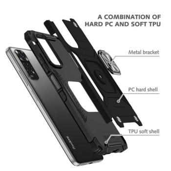NITRO Case XIAOMI Redmi 12C-hez fekete tok kép