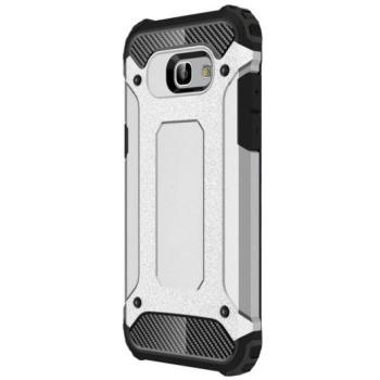 Nokia 6, Műanyag hátlap védőtok, Defender, fémhatású, ezüst kép