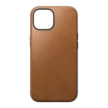 Nomad Modern Apple iPhone 15 MagSafe bőr tok, angol barna kép