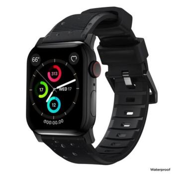 Nomad Rugged Apple Watch 42/44/45/49mm szíj, fekete kép