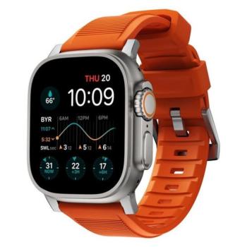 Nomad Rugged Apple Watch 42/44/45/49mm szíj, narancs kép
