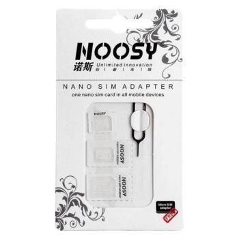 Noosy Adapter Nano Micro Sim 3in1 iPhone szett kép