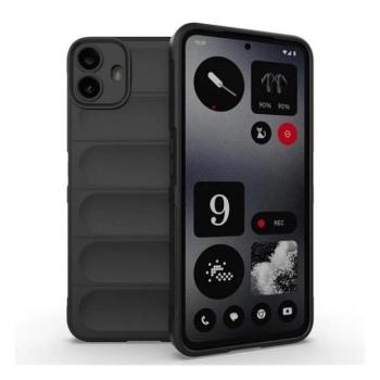 Nothing CMF Phone 1, Szilikon tok, közepesen ütésálló, 3D minta, fekete kép