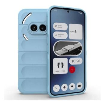 Nothing Phone 2a / 2a Plus, Szilikon tok, közepesen ütésálló, 3D minta, világoskék kép