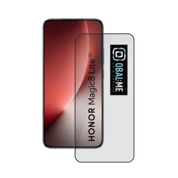 OBAL:ME 5D Honor Magic8 Lite kijelzővédő üvegfólia, fekete kép