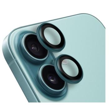 Obal:Me Apple iPhone 16/ 16 Plus tempered glass kamera védő üvegfólia, teal kép
