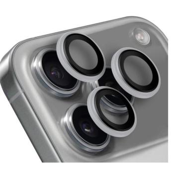 OBAL:ME Apple iPhone 17 Pro / 17 Pro Max tempered glass kamera védő üvegfólia, ezüst kép